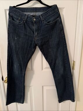 Levi's Dark Indigo Straight Jeans